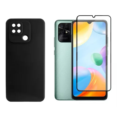 Kit Capa Aveludada P/ Xiaomi Redmi 10c + Pelicula 3D ou 9D em Oferta na Shopee
