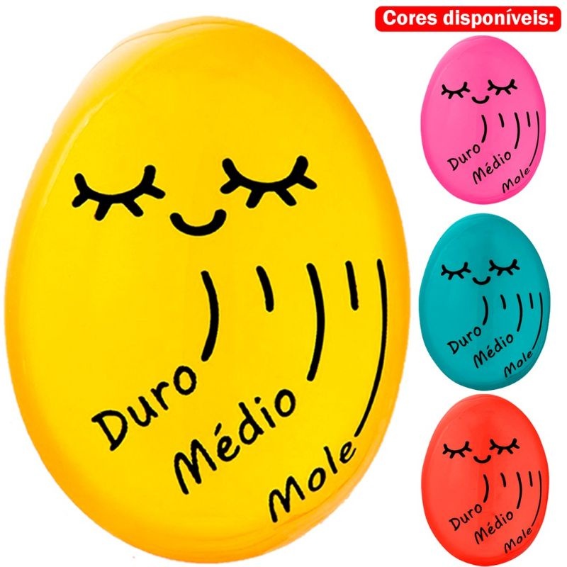 Temporizador Termômetro De Cozinha Para ponto certo do Ovo Cozido Resina não Tóxica Timer Egg