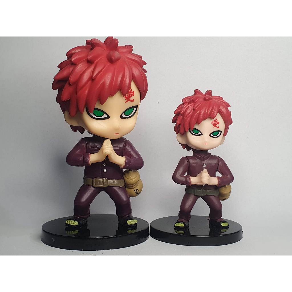 Action Figure Gaara Tamanho Original e Miniatura Decorativo Naruto Shippuden