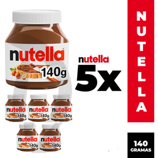 Kit 05 Unidades Creme de Avelã Nutella 140Gr