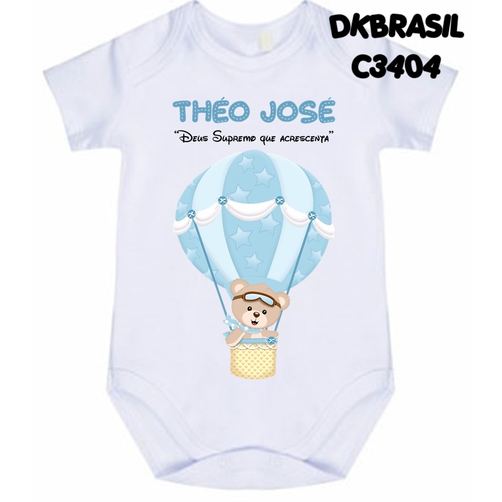 Body Ursinho Baloeiro Significado do nome Théo José C3404