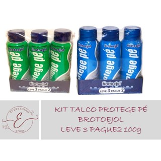 Kit Talco Protege Pé Brotoejol Leve 3 Pague2 100g