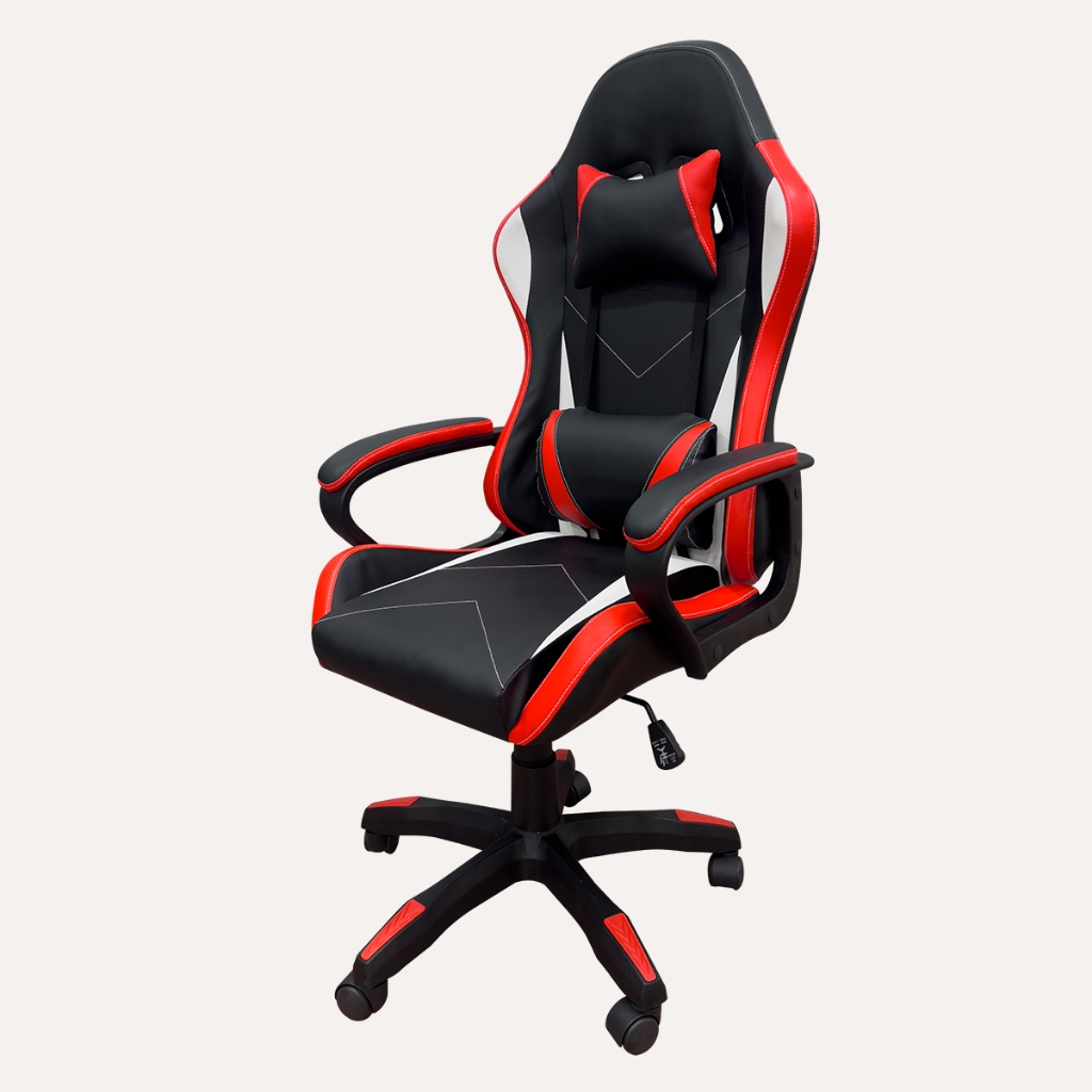 Cadeira Gamer Profissional Ajustável Vermelho Cadeira De Gamer Giratória