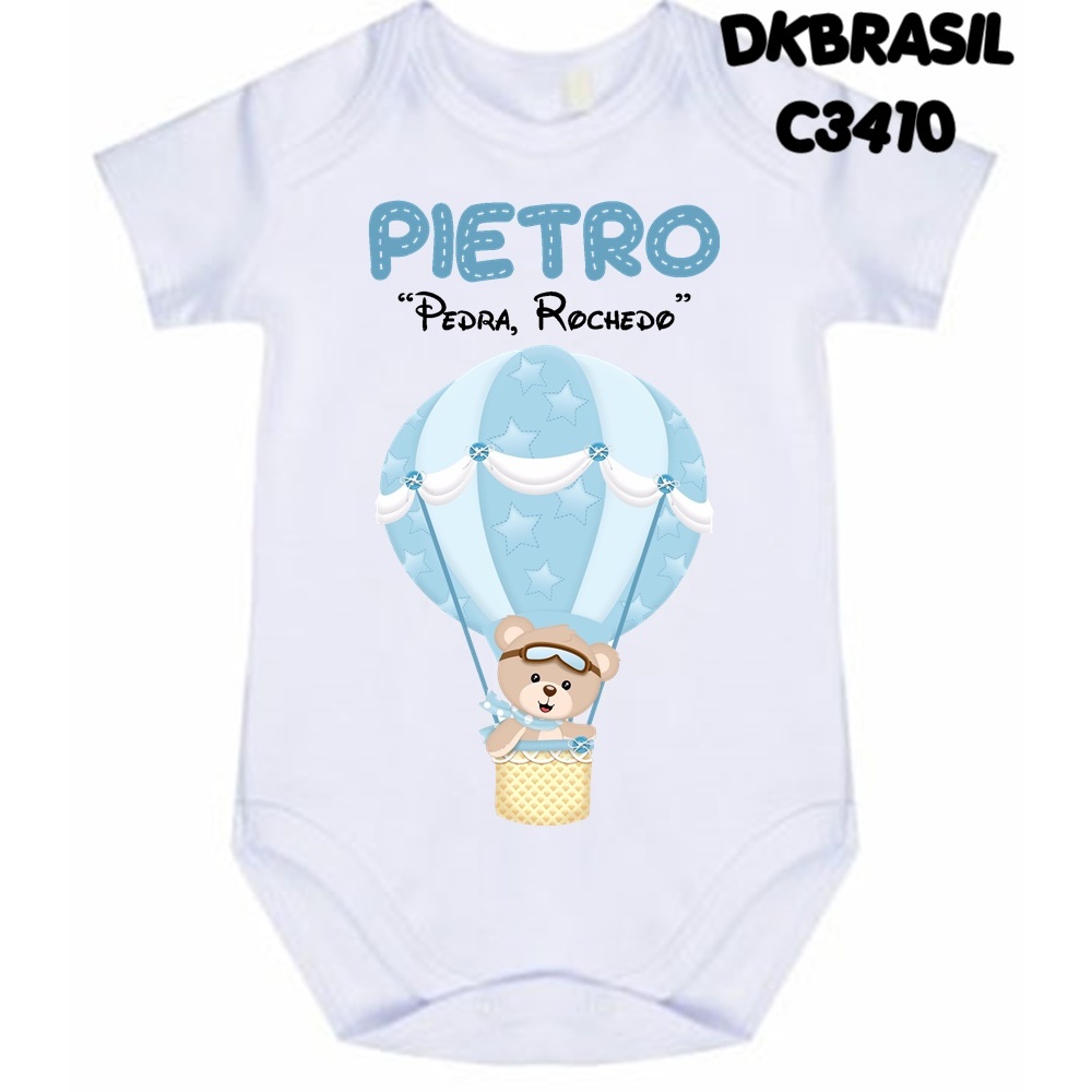 Body Ursinho Baloeiro Significado do nome Pietro C3410