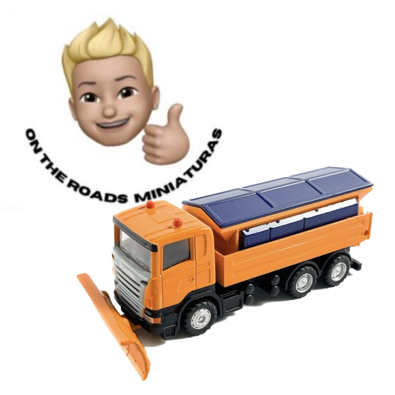 Miniatura Scania P380 Quitanieves - Limpa-neve - 1/87 Máquina para Contrução