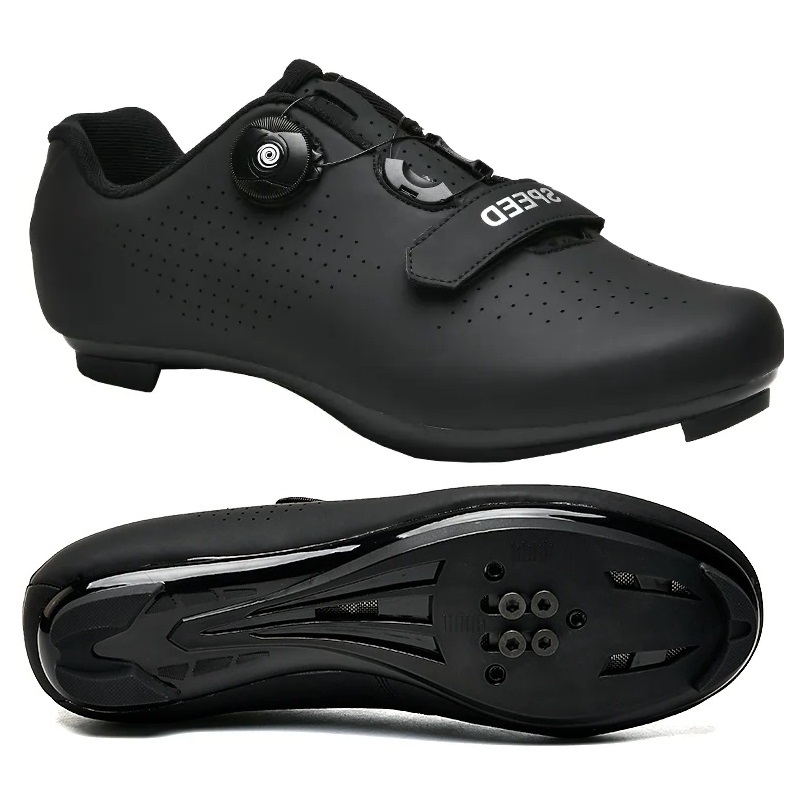 Sapatilha Ciclismo Profissional Masculina Feminina Encaixe Universal Para Taco Taquinho Promoção MTB Bike Speed Road Mais Barata Menor Preço Lançamento Preto Verde Colorida Triathlon