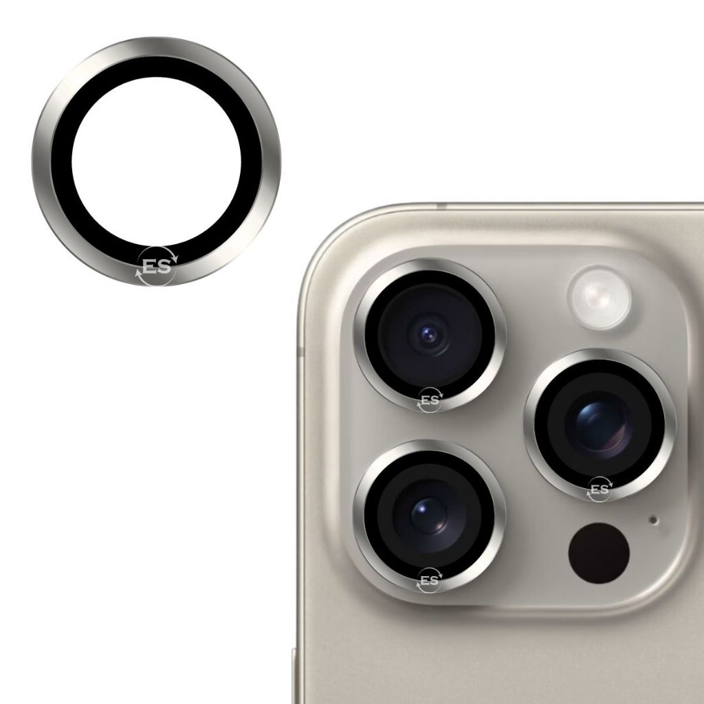 Kit 3 Películas Proteção Lente Câmera Compatível iPhone 15 Pro e 15 Pro Max