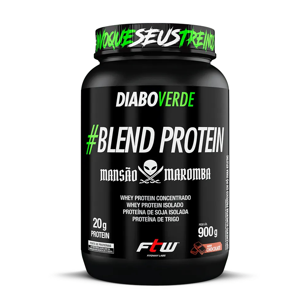 Whey Diabo Verde Blend Protein Mansão Maromba - 900g - FTW