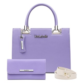 Kit Bolsa Feminina Lilas UseLabelle Original + Carteira Soft Luxo + Alça Transversal e Ombro 60%OFF