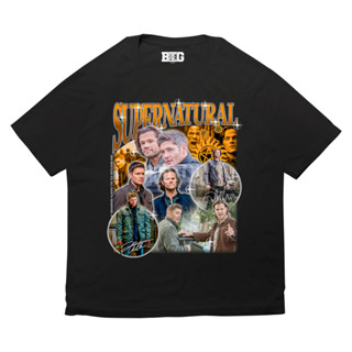 Camisa Básicas Supernatural Dean e Sam Serie Magia Teen Unissex Graphic Tees