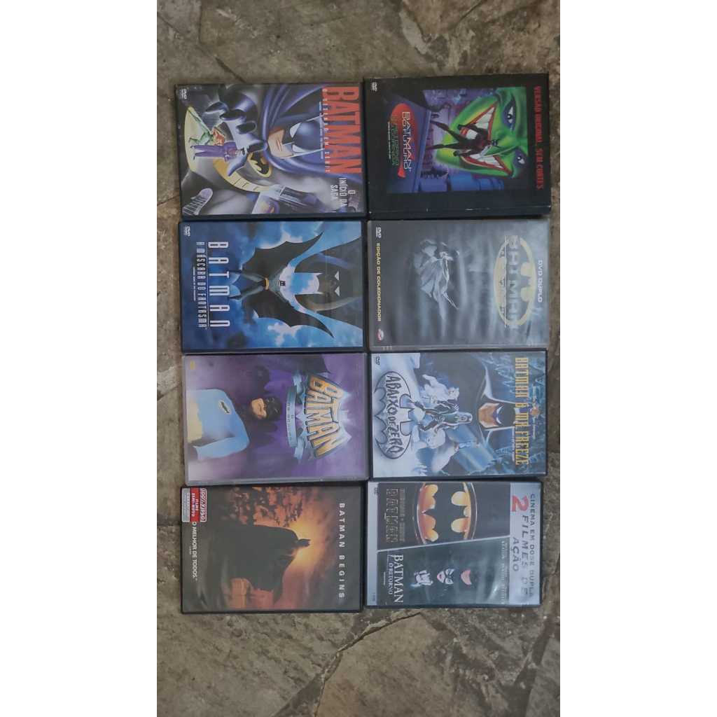 Coleção Batman - Batman do futuro, batman a máscara do fantasma e batman o homem morcego.