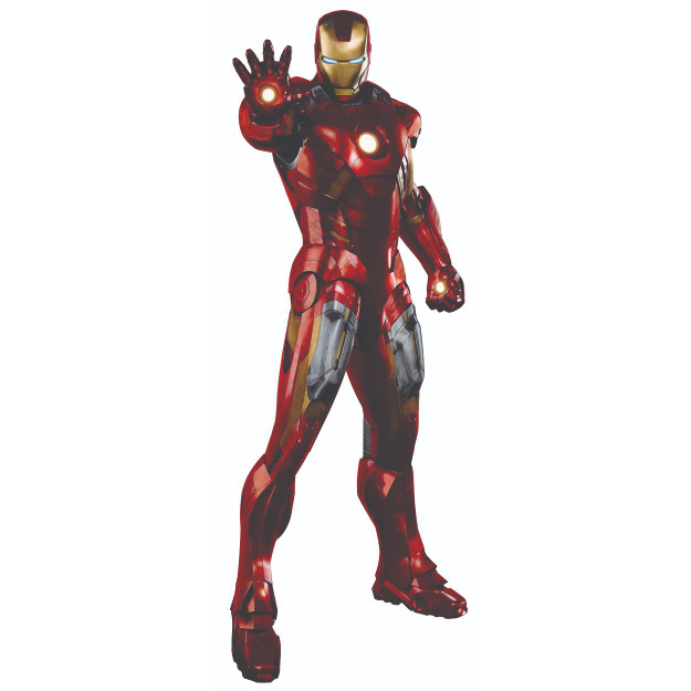 DISPLAY  MDF HOMEM DE FERRO MÃO PARA FRENTE 60CM
