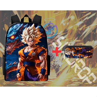 Mochila Escolar dragon ball z Infantil Desenho Bolsa Estojo