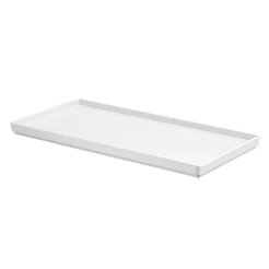 Prato Bandeja Retangular Coza Uno 27x13x1,5 cm Branco