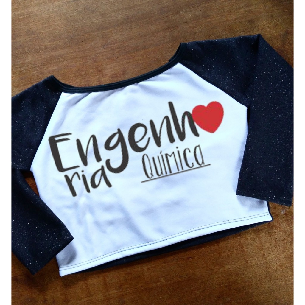 Cropped de Engenharia Química - Moletom Feminino