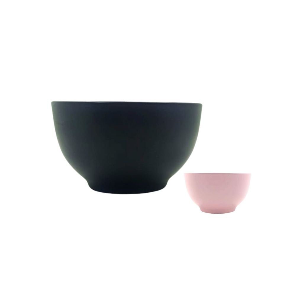 2 Bowls de Cerâmica Cores Fosco Cronus Lyor Petiscos 600ml Mesa Posta Cereal Salada Salgado Sopa Caldo Cumbuca Tigela
