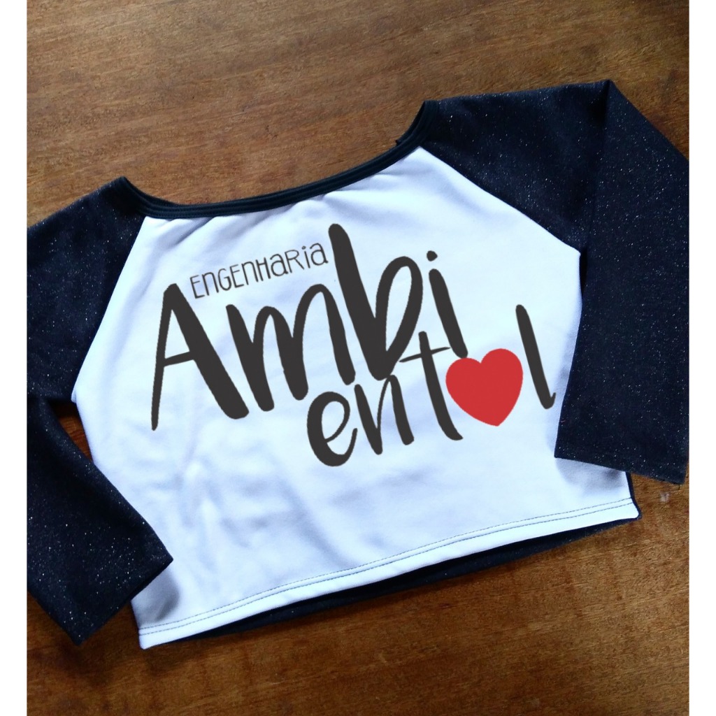 Cropped de Engenharia Ambiental - Moletom Feminino