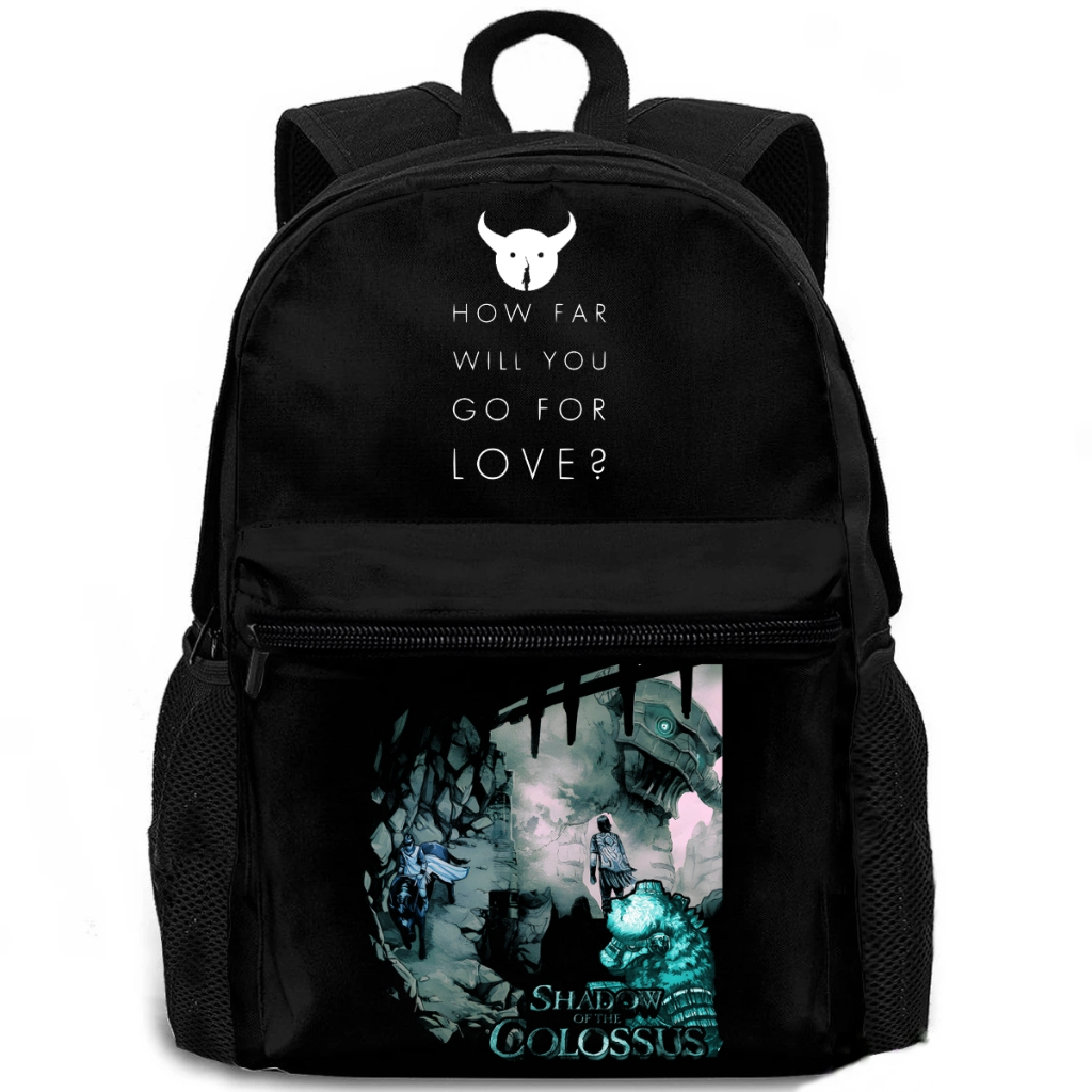 Mochila Shadow Of Colossus Escolar Viagem Com Compartimento Tablet Notebook Casual Faculdade Infantil Juvenil Adulto Unissex