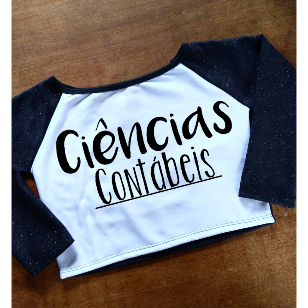 Cropped de Ciências Contábeis - Moletom Feminino