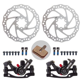 Kit Freio A Disco 160mm Mecânico Pinça Rotor Bike Bicicleta Aro 26 29 Mtb