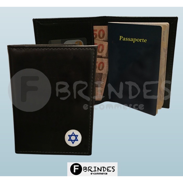 Capa de Passaporte Estrela de Davi (Israel) (Redondo)