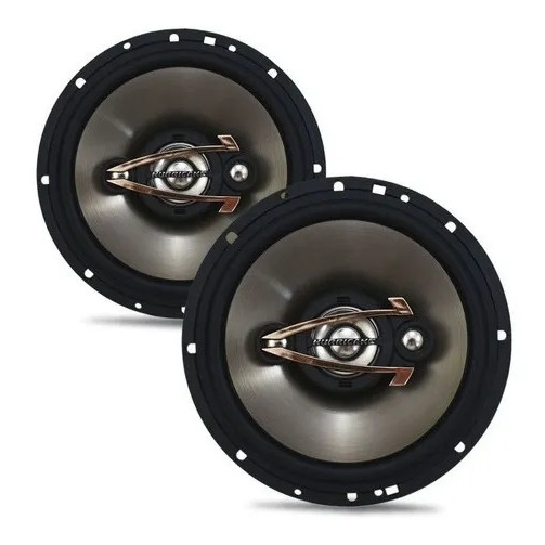 Par Alto Falantes Portas Medios Bocas Quadriaxial 6 polegadas 160w Hurricane Platino QR6 em Oferta na Shopee