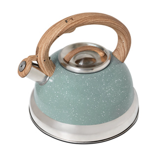 Chaleira com Apito e Indução - Brinox Roma 2,7 litros Verde Botanika em Oferta na Shopee