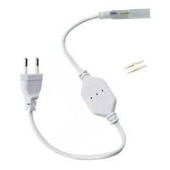Conector Plug Tomada Fonte Mangueira Led Chata Bivolt
