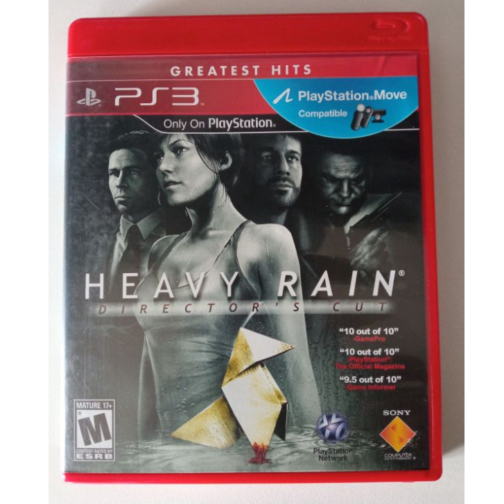 Heavy Rain Director's CUT PS3 original mídia física pronta entrega