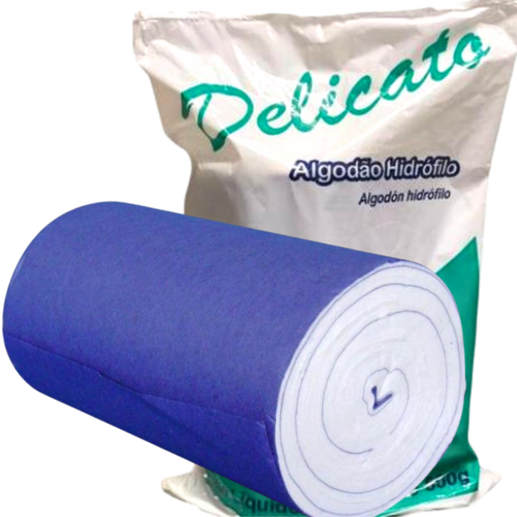 Algodão Delicato Cremer Hidrófilo em Rolo 500g