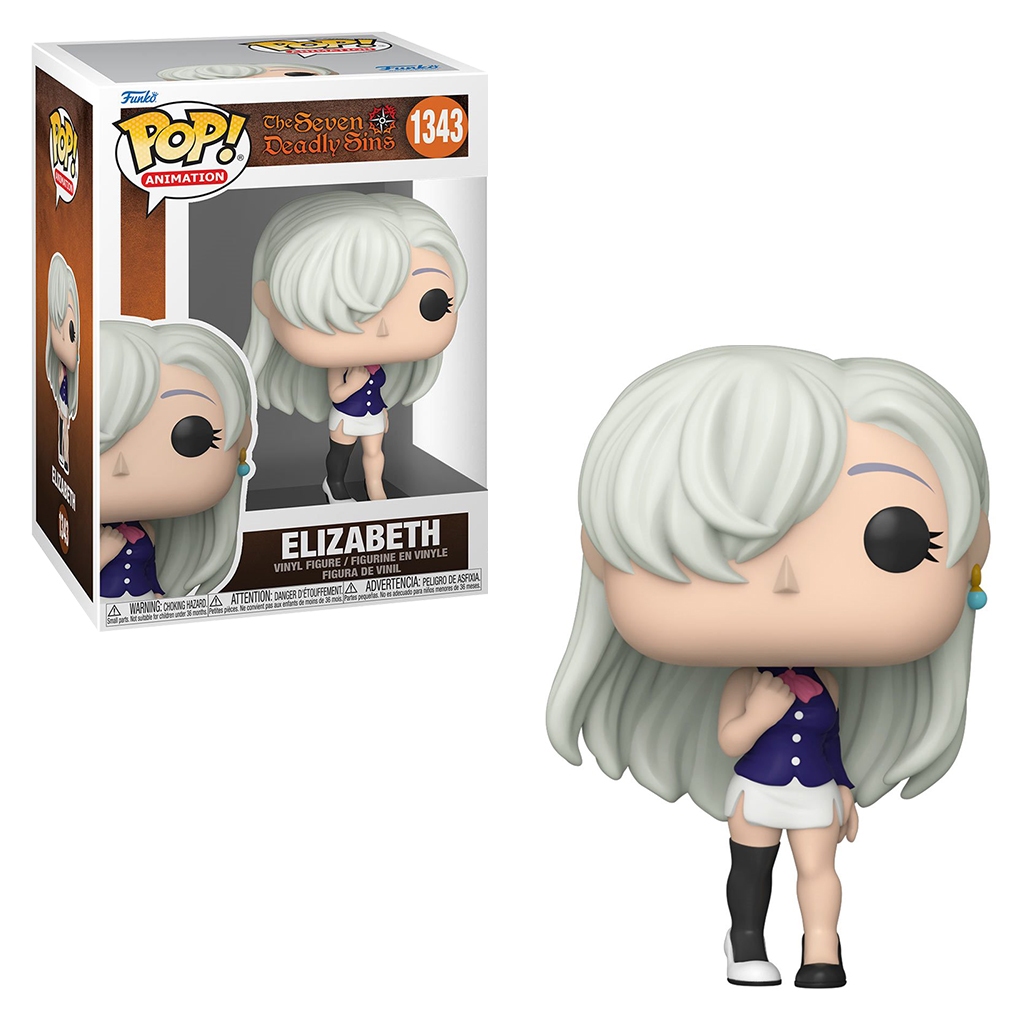 FUNKO POP ANIMATION SEVEN THE DEADLY SINS: NANATSU NO TAIZAI - ELIZABETH 1343 NOVO ORIGINAL