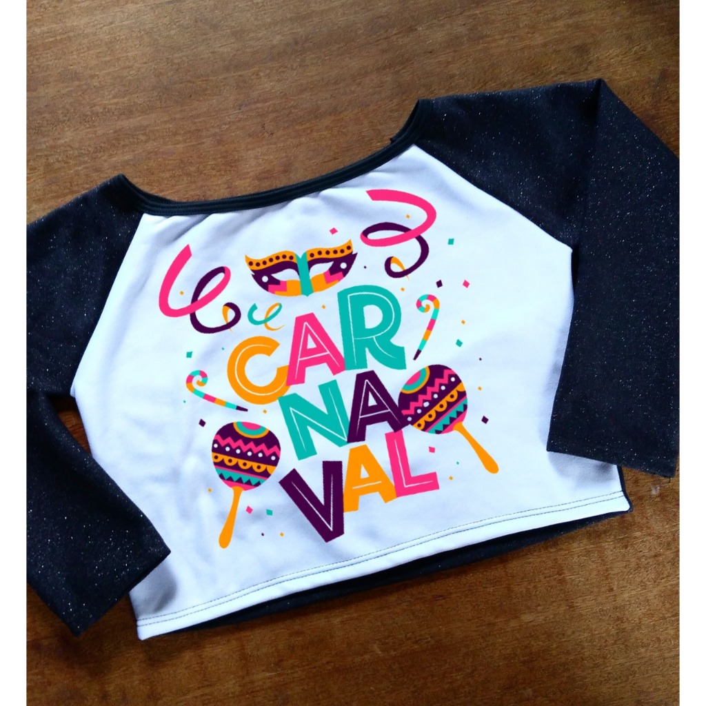 Cropped do Carnaval - Moletom Feminino