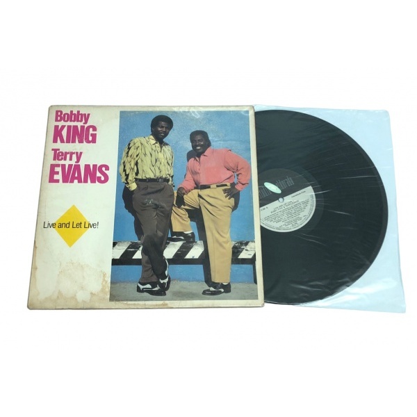 Lp Vinil Bobby King E Terry Evans Live And Let Live 1990