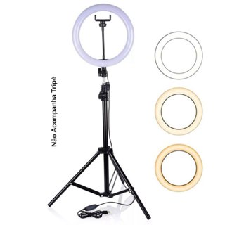 Ring Ligth Iluminadora Para Gravar Videos Fotos Youtuber Tik Tok Influencer em Oferta na Shopee