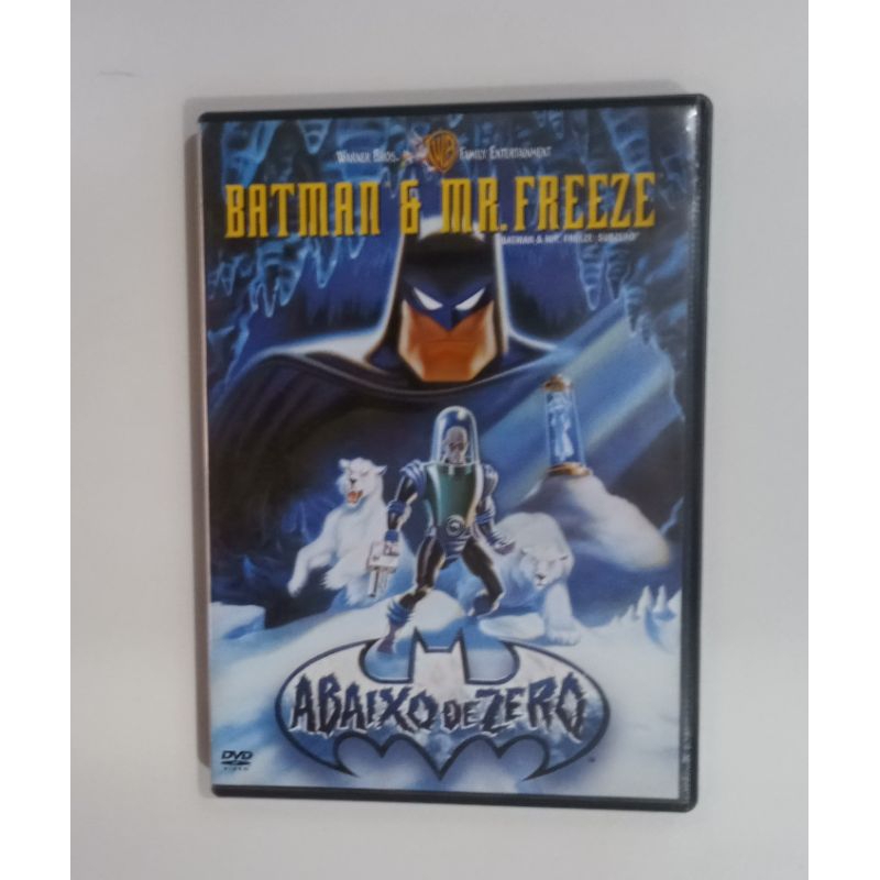 Dvd- Batman e Mr.Freeze - Abaixo de Zero