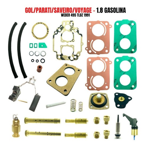 Reparo Carburador Gol 1.8 Weber Tldz C/ Ar Condicionado 91