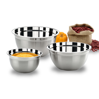 Conjunto De Tigelas Brinox Suprema 3 Peças Aço Inox em Oferta na Shopee