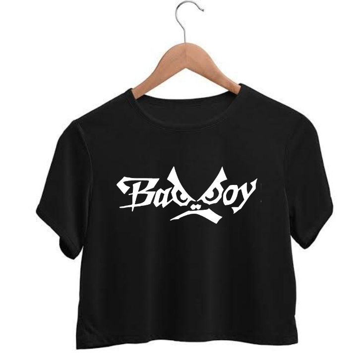 Cropped Camiseta 100% Algodão BadBoy Bad Boy Blusa Feminina em Oferta na Shopee