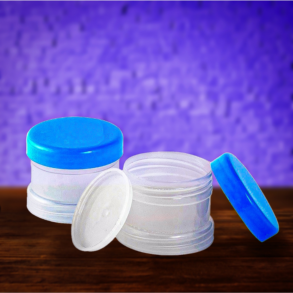 Kit Pote 20ml Tampa Rosca 30 Unidades Para Glitter artesanato purpurina enfeites papel lantejoula decoração com Vedação