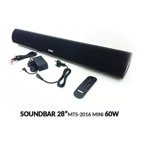 Soundbar 60w Rms De Potência Com Bluetooth E Controle Remoto Mts-2016-mini - TOMATE