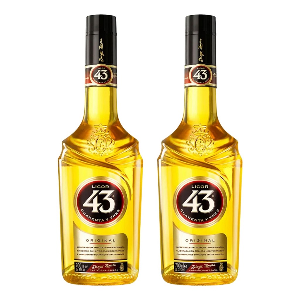 KIT 02 LICOR 43 DIEGO ZAMORA 700ML em Oferta na Shopee