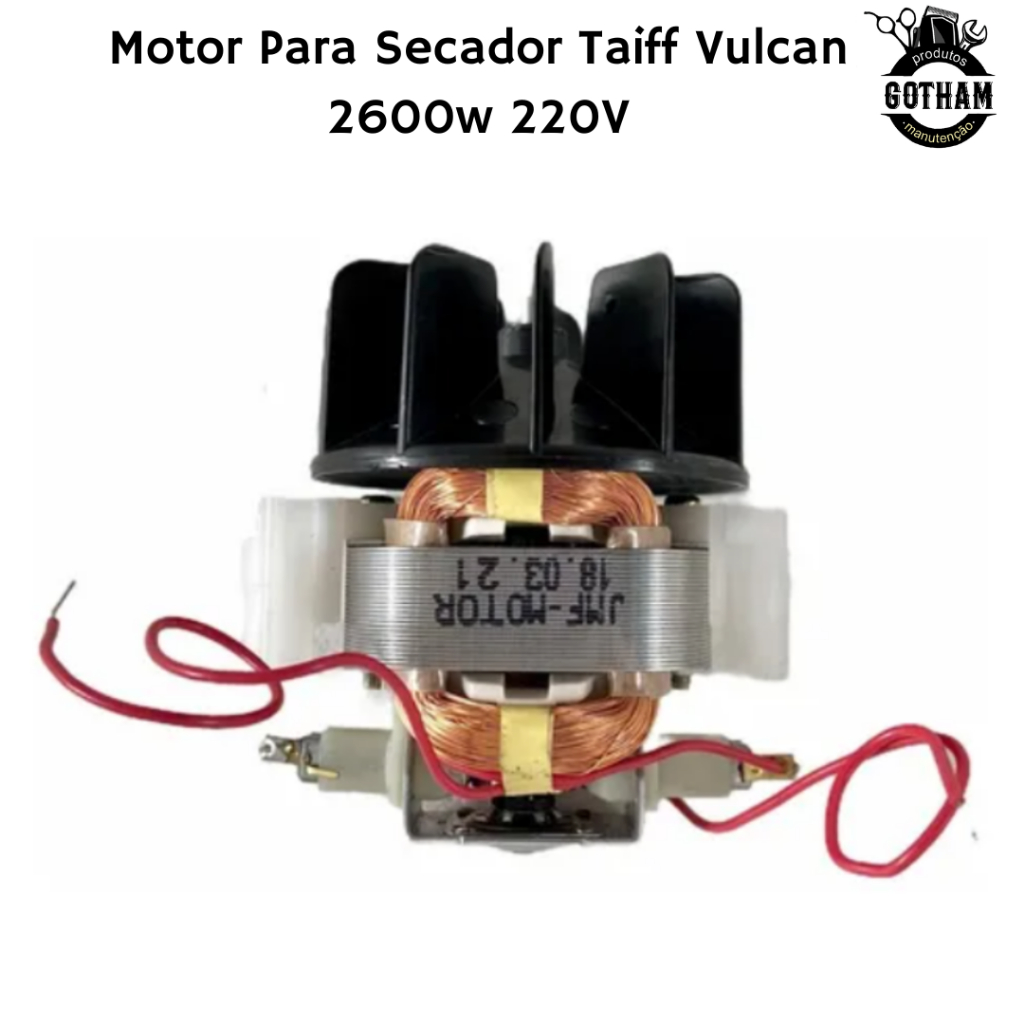 Motor Para Secador Taiff Vulcan 2600w 220V