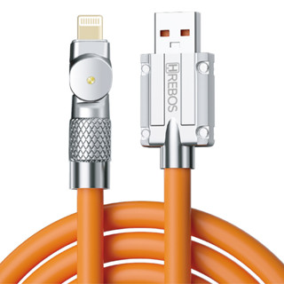 Cabo Usb Carregador Para iPhone Lightning Reforçado 40w Blindado Turbo Metal Resistente Hrebos Compatível apple