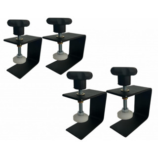 Kit Jogo 4 Unidades Sargento Grampo Puxadores Instalação Fixação Frente Gaveta marceneiro Moveis Mdf Armarios
