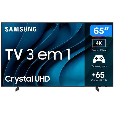 Smart TV 65” UHD 4K LED Crystal Samsung 65CU8000