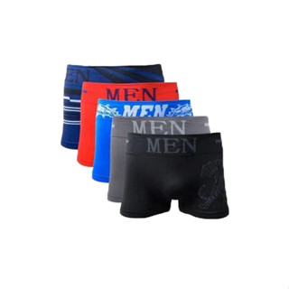 Kit 5 Cuecas Microfibra Boxer Sortida MEN