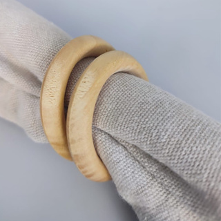 Porta Guardanapo Argolas de Madeira Anéis para Guardanapos Mesa Posta 4,5cm em Oferta na Shopee