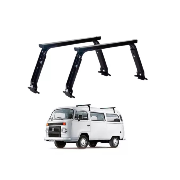 Rack De Teto Automotivo Kombi Carat 1997/.... - Preto