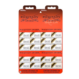 Lâmina Aço Wilkinson Barbear 1 Cartela inteira  Com 60 Unidades em Oferta na Shopee