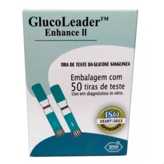 Tiras Reagentes - Analise De Glicose Glucoleader com 50 unidades